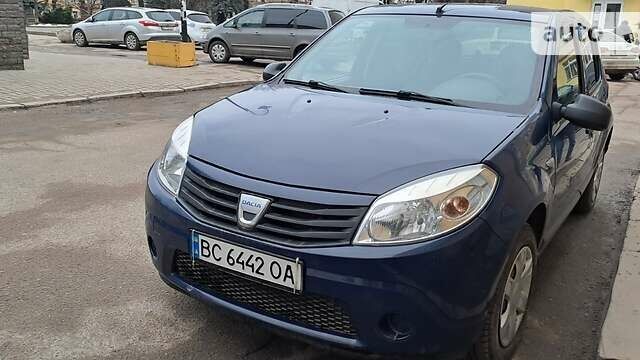 Синій Дачія Sandero, об'ємом двигуна 1.1 л та пробігом 225 тис. км за 3600 $, фото 1 на Automoto.ua