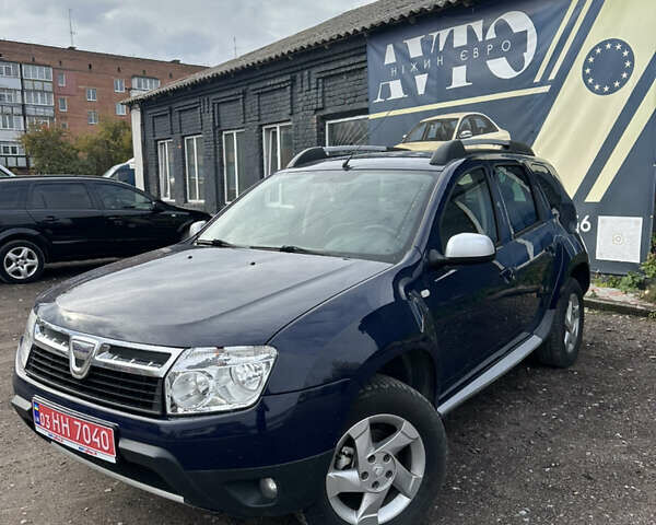 Синий Дачия Duster, объемом двигателя 1.6 л и пробегом 195 тыс. км за 9500 $, фото 1 на Automoto.ua