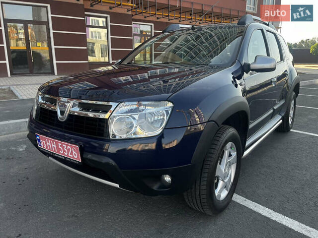 Синий Дачия Duster, объемом двигателя 1.6 л и пробегом 190 тыс. км за 9350 $, фото 1 на Automoto.ua