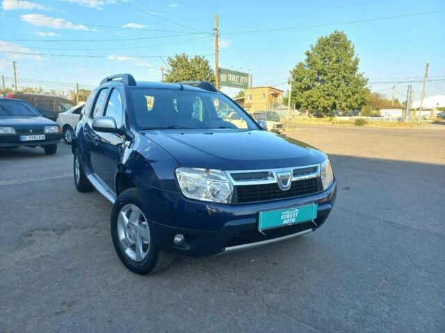 Синий Дачия Duster, объемом двигателя 1.6 л и пробегом 185 тыс. км за 8800 $, фото 1 на Automoto.ua