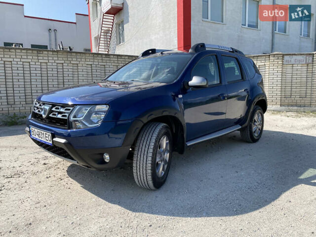 Синий Дачия Duster, объемом двигателя 1.2 л и пробегом 141 тыс. км за 8950 $, фото 1 на Automoto.ua