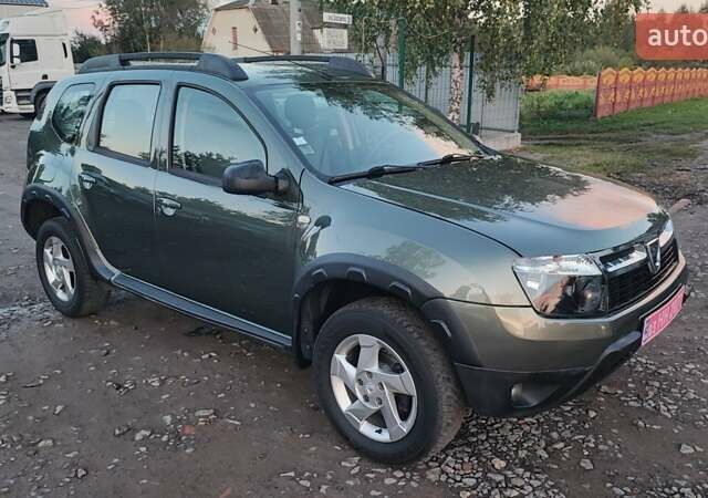 Зеленый Дачия Duster, объемом двигателя 1.5 л и пробегом 195 тыс. км за 9500 $, фото 1 на Automoto.ua