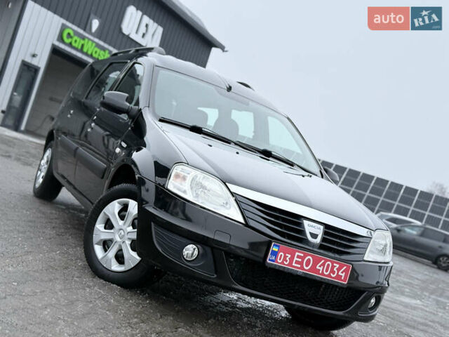 Черный Дачия Logan MCV, объемом двигателя 1.6 л и пробегом 178 тыс. км за 6300 $, фото 1 на Automoto.ua