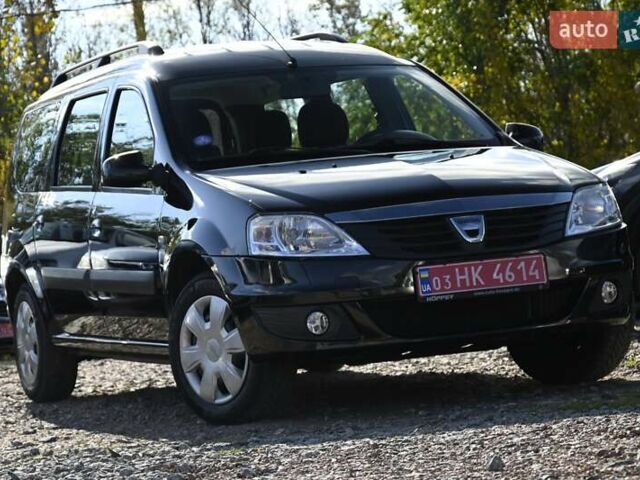 Черный Дачия Logan MCV, объемом двигателя 1.6 л и пробегом 135 тыс. км за 6950 $, фото 1 на Automoto.ua