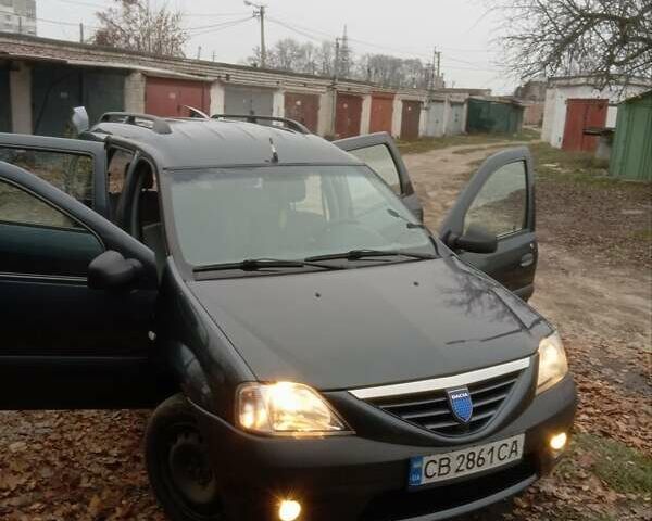 Серый Дачия Logan MCV, объемом двигателя 1.6 л и пробегом 214 тыс. км за 6200 $, фото 1 на Automoto.ua