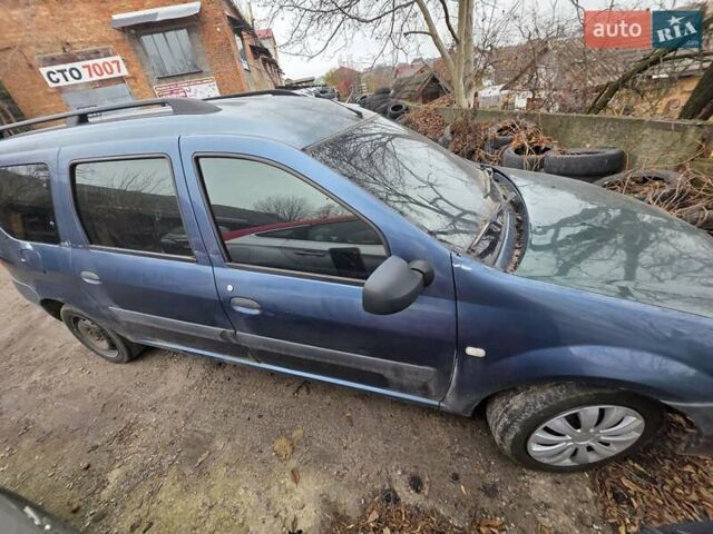 Синий Дачия Logan MCV, объемом двигателя 1.6 л и пробегом 320 тыс. км за 3500 $, фото 1 на Automoto.ua