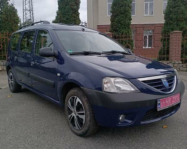 Синий Дачия Logan MCV, объемом двигателя 1.6 л и пробегом 211 тыс. км за 5650 $, фото 1 на Automoto.ua