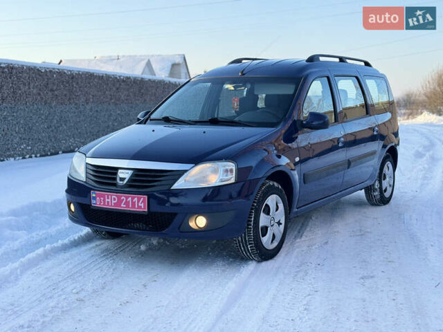 Синий Дачия Logan MCV, объемом двигателя 1.6 л и пробегом 198 тыс. км за 6150 $, фото 1 на Automoto.ua