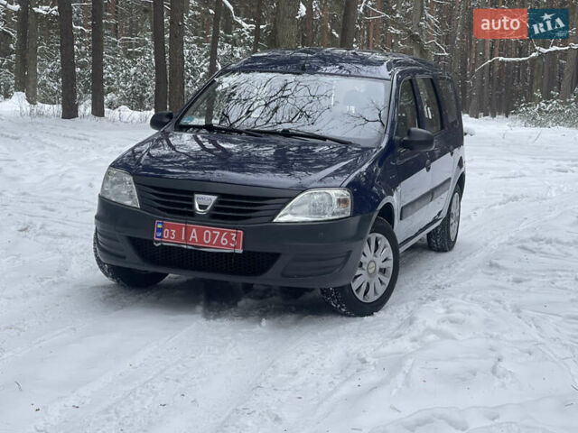 Синий Дачия Logan MCV, объемом двигателя 1.4 л и пробегом 165 тыс. км за 4900 $, фото 1 на Automoto.ua