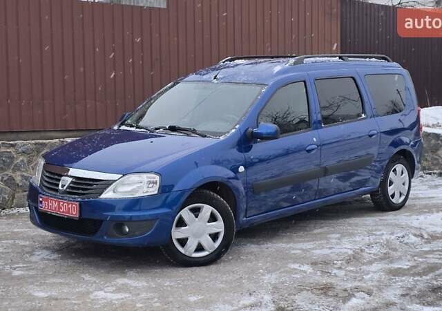 Синий Дачия Logan MCV, объемом двигателя 1.6 л и пробегом 197 тыс. км за 6799 $, фото 1 на Automoto.ua
