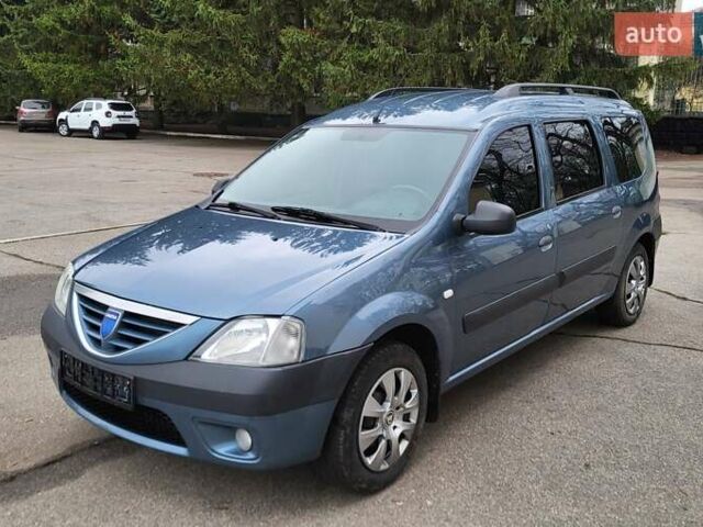 Синий Дачия Logan MCV, объемом двигателя 1.6 л и пробегом 146 тыс. км за 4900 $, фото 1 на Automoto.ua