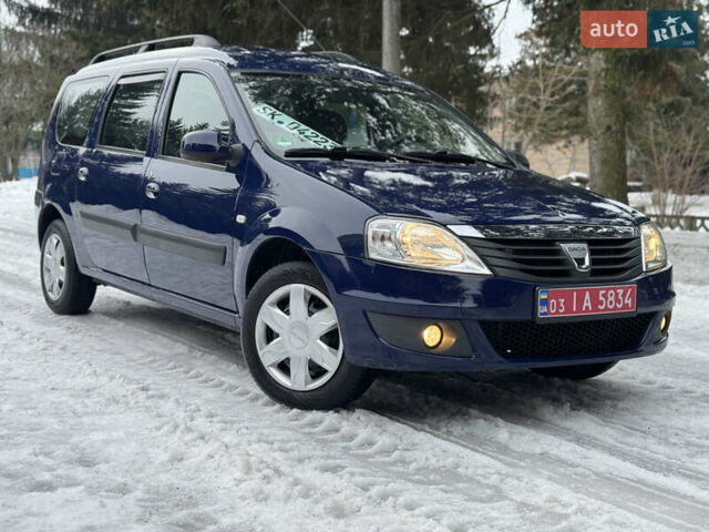 Синій Дачія Logan MCV, об'ємом двигуна 1.6 л та пробігом 120 тис. км за 6450 $, фото 1 на Automoto.ua