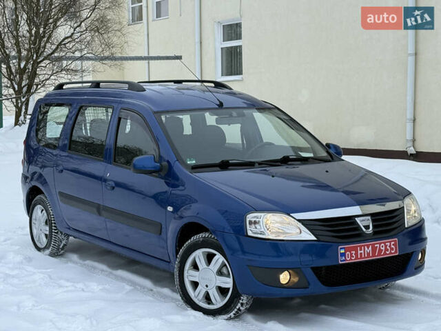 Синій Дачія Logan MCV, об'ємом двигуна 1.6 л та пробігом 201 тис. км за 6650 $, фото 1 на Automoto.ua