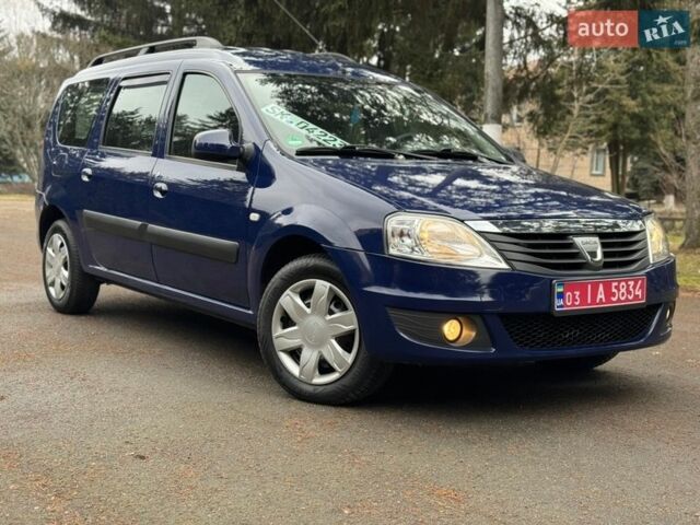 Синій Дачія Logan MCV, об'ємом двигуна 1.6 л та пробігом 120 тис. км за 6350 $, фото 1 на Automoto.ua