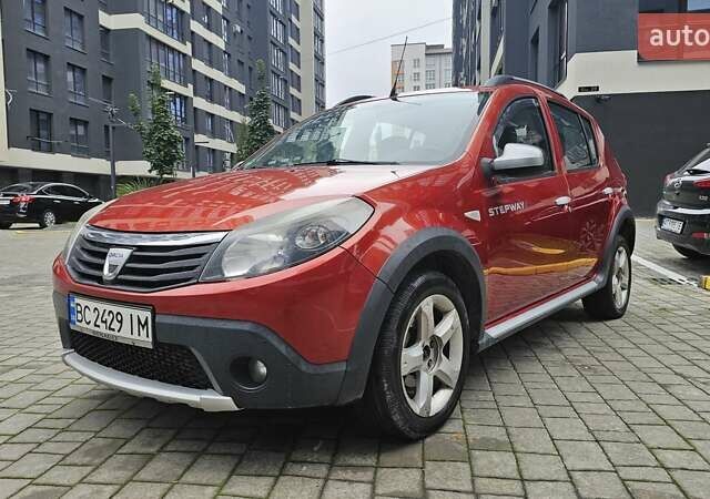 Красный Дачия Sandero StepWay, объемом двигателя 1.46 л и пробегом 191 тыс. км за 6300 $, фото 1 на Automoto.ua