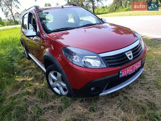 Червоний Дачія Sandero StepWay, об'ємом двигуна 1.6 л та пробігом 96 тис. км за 6800 $, фото 1 на Automoto.ua