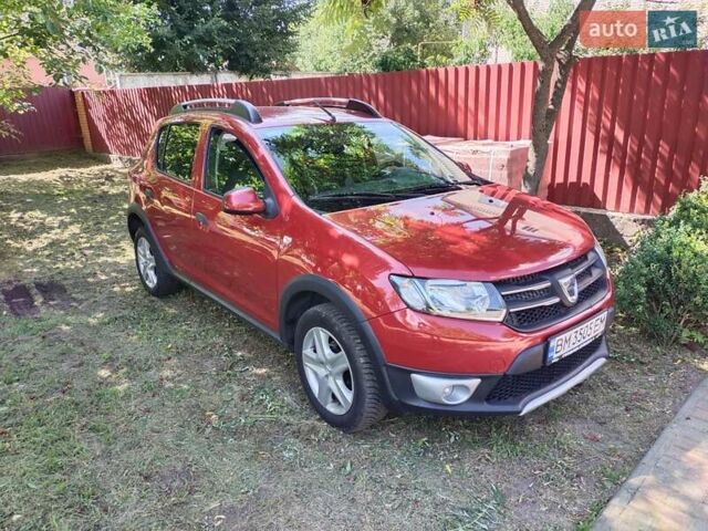 Красный Дачия Sandero StepWay, объемом двигателя 1.5 л и пробегом 90 тыс. км за 8499 $, фото 1 на Automoto.ua