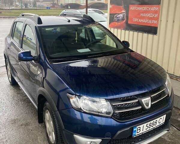 Синий Дачия Sandero StepWay, объемом двигателя 1.5 л и пробегом 140 тыс. км за 10300 $, фото 1 на Automoto.ua