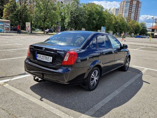 Черный Дэу Джентра, объемом двигателя 1.5 л и пробегом 180 тыс. км за 3500 $, фото 1 на Automoto.ua