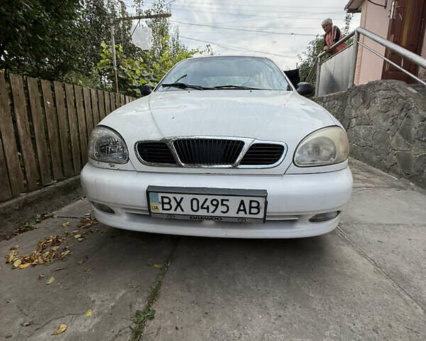 Белый Дэу Ланос, объемом двигателя 1.5 л и пробегом 383 тыс. км за 1500 $, фото 1 на Automoto.ua