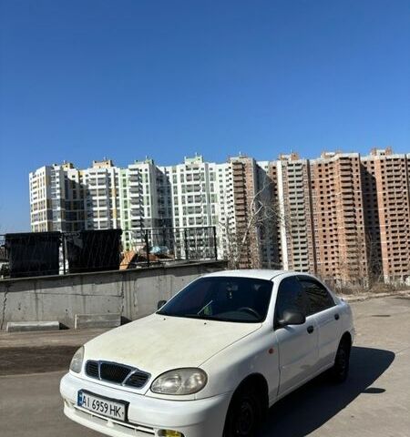 Белый Дэу Ланос, объемом двигателя 1.5 л и пробегом 255 тыс. км за 1450 $, фото 1 на Automoto.ua