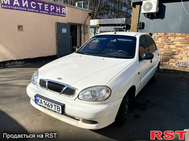 Белый Дэу Ланос, объемом двигателя 1.5 л и пробегом 142 тыс. км за 3000 $, фото 1 на Automoto.ua