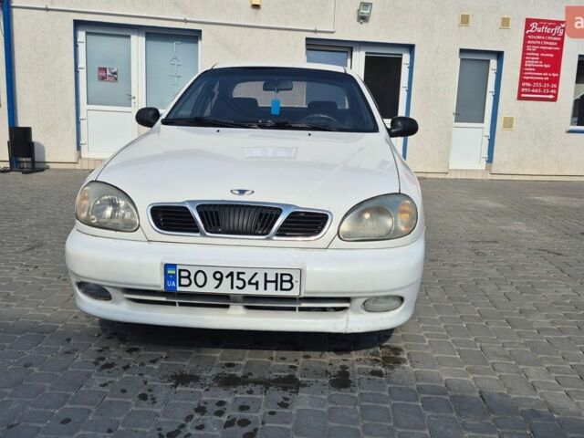 Белый Дэу Ланос, объемом двигателя 1.5 л и пробегом 356 тыс. км за 1350 $, фото 1 на Automoto.ua