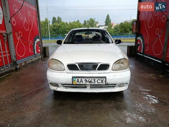 Белый Дэу Ланос, объемом двигателя 1.5 л и пробегом 278 тыс. км за 1600 $, фото 1 на Automoto.ua