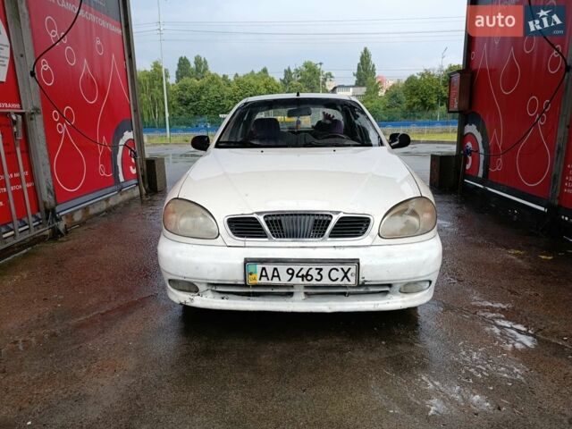 Белый Дэу Ланос, объемом двигателя 1.5 л и пробегом 278 тыс. км за 1300 $, фото 1 на Automoto.ua