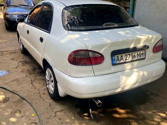 Белый Дэу Ланос, объемом двигателя 1.3 л и пробегом 303 тыс. км за 850 $, фото 1 на Automoto.ua