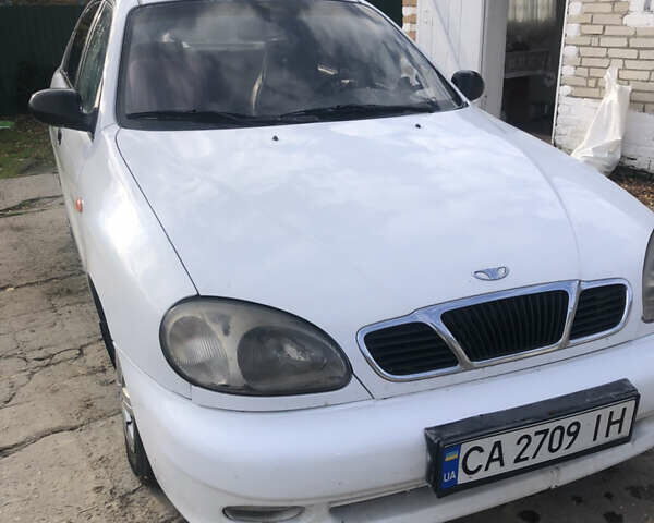 Белый Дэу Ланос, объемом двигателя 1.5 л и пробегом 268 тыс. км за 1300 $, фото 1 на Automoto.ua