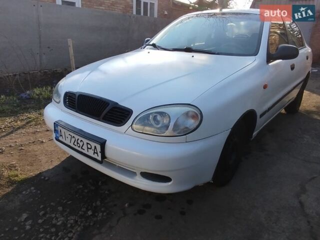 Белый Дэу Ланос, объемом двигателя 1.5 л и пробегом 370 тыс. км за 1500 $, фото 1 на Automoto.ua