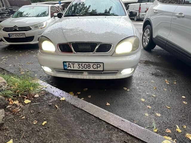 Белый Дэу Ланос, объемом двигателя 1.6 л и пробегом 400 тыс. км за 1450 $, фото 1 на Automoto.ua