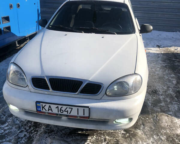 Белый Дэу Ланос, объемом двигателя 1.5 л и пробегом 260 тыс. км за 2500 $, фото 1 на Automoto.ua