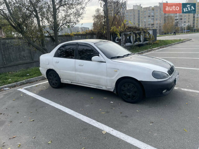 Білий Деу Ланос, об'ємом двигуна 1.5 л та пробігом 218 тис. км за 1533 $, фото 1 на Automoto.ua
