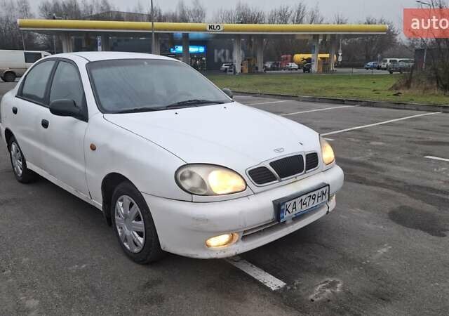 Белый Дэу Ланос, объемом двигателя 1.5 л и пробегом 270 тыс. км за 1275 $, фото 1 на Automoto.ua