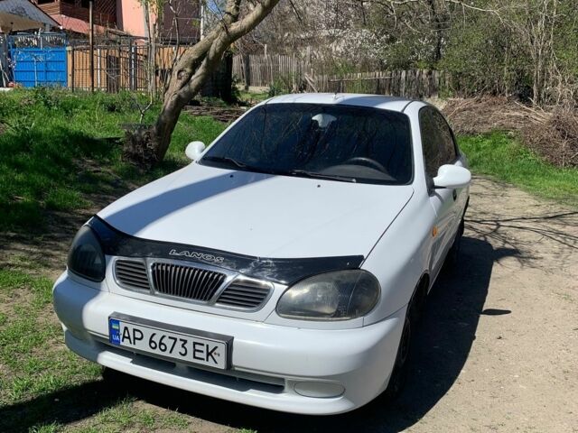 Белый Дэу Ланос, объемом двигателя 1.5 л и пробегом 202 тыс. км за 2200 $, фото 1 на Automoto.ua