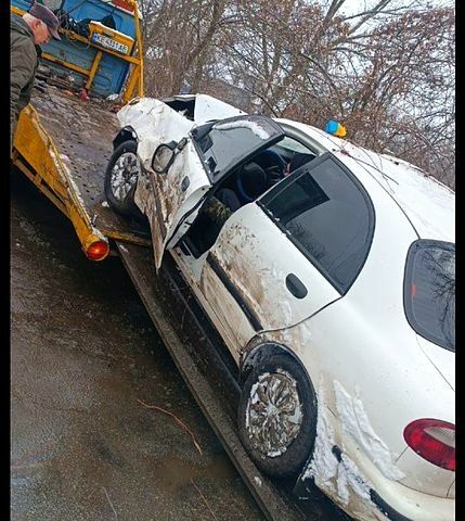 Белый Дэу Ланос, объемом двигателя 1.4 л и пробегом 135 тыс. км за 800 $, фото 1 на Automoto.ua