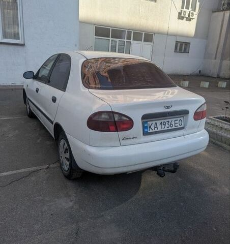 Белый Дэу Ланос, объемом двигателя 1.5 л и пробегом 266 тыс. км за 1800 $, фото 1 на Automoto.ua
