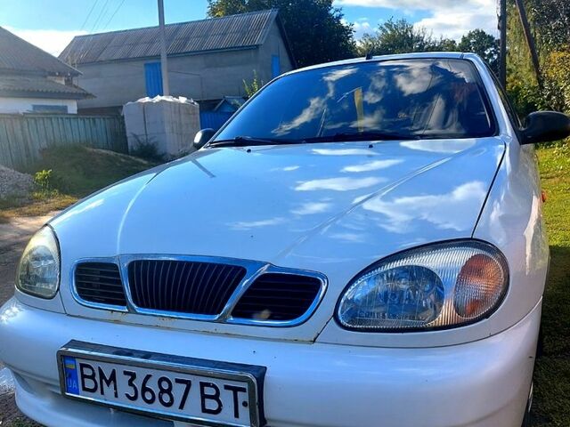 Белый Дэу Ланос, объемом двигателя 1.4 л и пробегом 360 тыс. км за 1500 $, фото 1 на Automoto.ua