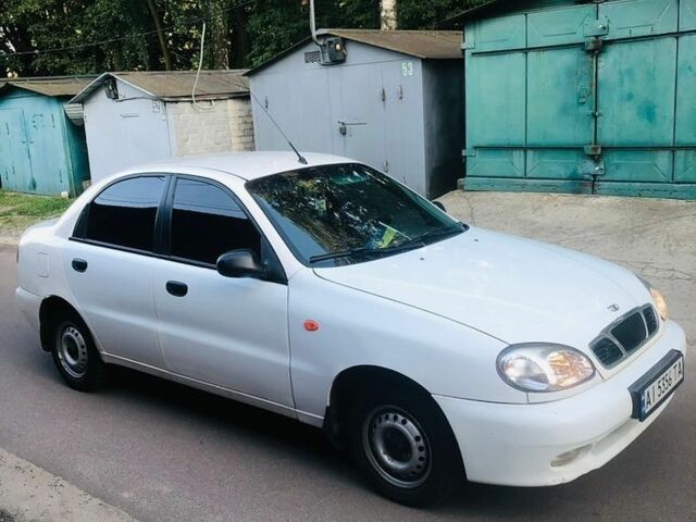 Белый Дэу Ланос, объемом двигателя 1.5 л и пробегом 200 тыс. км за 1700 $, фото 1 на Automoto.ua