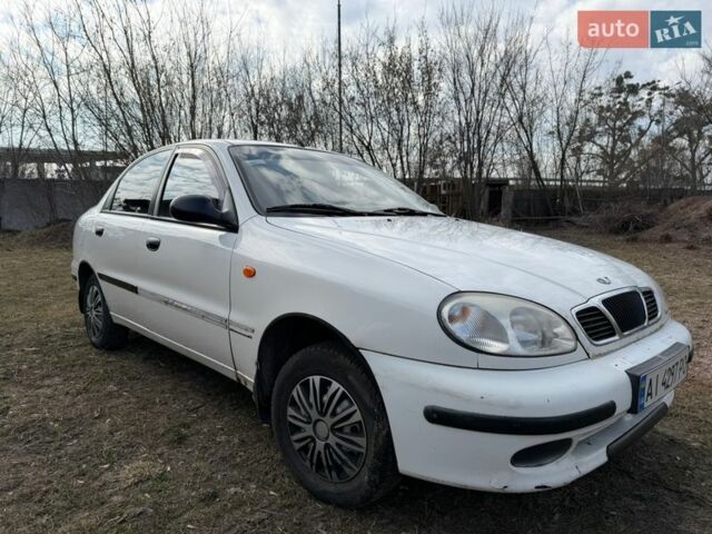 Белый Дэу Ланос, объемом двигателя 1.5 л и пробегом 544 тыс. км за 1800 $, фото 1 на Automoto.ua