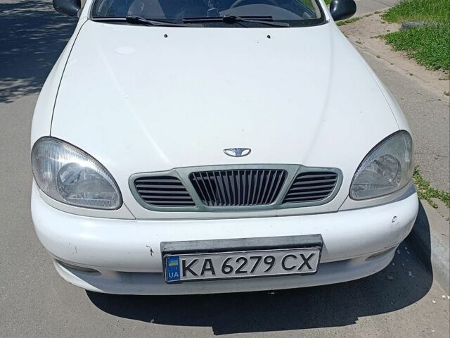 Белый Дэу Ланос, объемом двигателя 1.5 л и пробегом 285 тыс. км за 1600 $, фото 1 на Automoto.ua