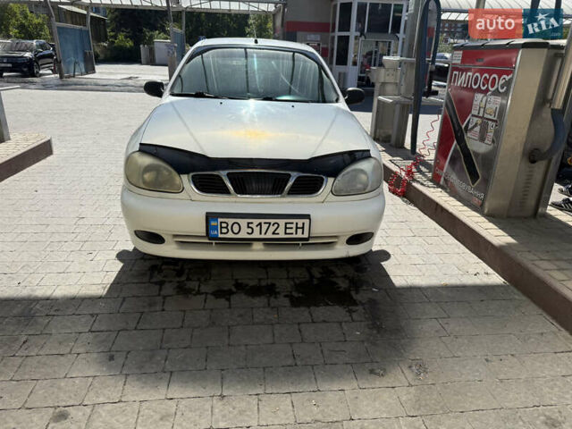 Белый Дэу Ланос, объемом двигателя 1.5 л и пробегом 217 тыс. км за 1650 $, фото 1 на Automoto.ua