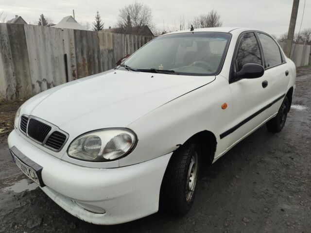 Білий Деу Ланос, об'ємом двигуна 1.4 л та пробігом 160 тис. км за 1656 $, фото 1 на Automoto.ua