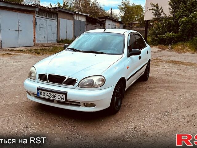 Белый Дэу Ланос, объемом двигателя 1.5 л и пробегом 250 тыс. км за 2300 $, фото 1 на Automoto.ua