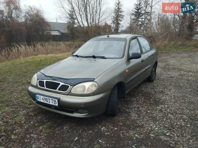 Бежевий Деу Ланос, об'ємом двигуна 1.5 л та пробігом 348 тис. км за 1450 $, фото 1 на Automoto.ua