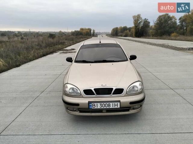 Бежевий Деу Ланос, об'ємом двигуна 1.6 л та пробігом 187 тис. км за 2850 $, фото 1 на Automoto.ua
