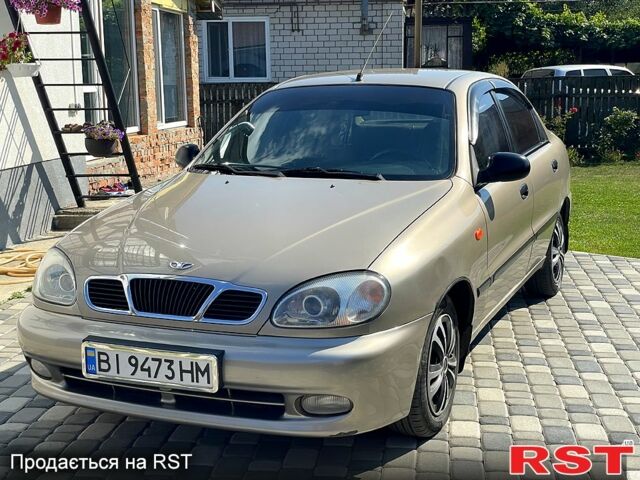 Бежевый Дэу Ланос, объемом двигателя 1.5 л и пробегом 186 тыс. км за 2750 $, фото 1 на Automoto.ua