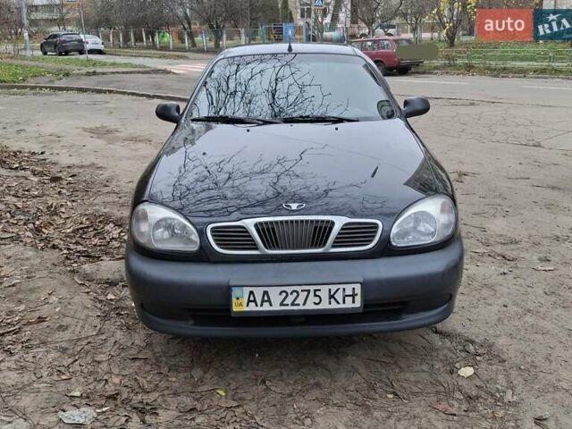 Черный Дэу Ланос, объемом двигателя 1.5 л и пробегом 366 тыс. км за 2300 $, фото 1 на Automoto.ua